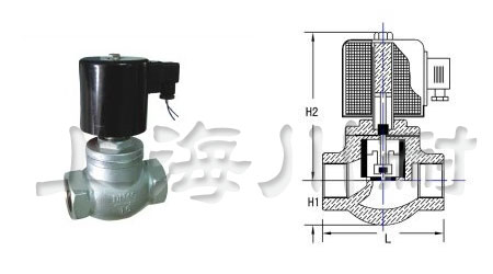 直動式蒸汽電(diàn)磁閥結構圖